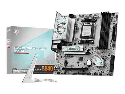 MSI B840M GAMING PLUS WIFI6E - Hovedkort - micro ATX - Socket AM5 - AMD B840 Chipset - USB 3.2 Gen 2, USB-C 3.2 Gen2, USB 3.2 Gen 1 - 2.5 Gigabit L...