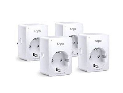 Tapo P100 - Smart kontakt - trådlös - 802.11b / g / n, Bluetooth 4.2 - 2.4 Ghz (4-pack)