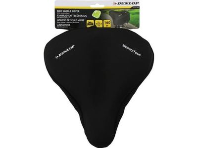 Dunlop skum polstret sadeldeksel til motorsykkel/sykkelsadel 26x23,5 cm (univ.)