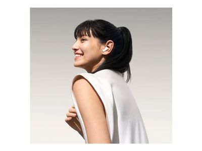 Huawei FreeBuds Pro 4 - True wireless-hodetelefoner med mikrofon - i øret - Bluetooth - aktiv støydemping - hvit