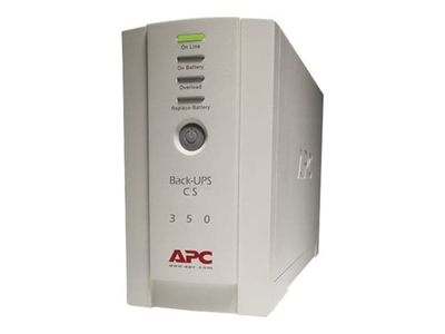 APC Back-UPS CS 350 - UPS - AC 230 V - 210 Watt - 350 VA - RS-232, USB - utgångskontakter: 4 - beige