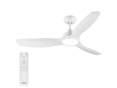Kiinteälapainen kattotuuletin 52" 35W+24W valkoinen