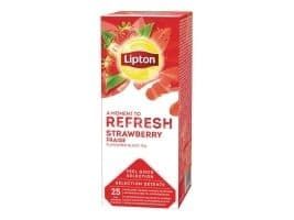 Te, Lipton Jordbær, pakke a 25 stk