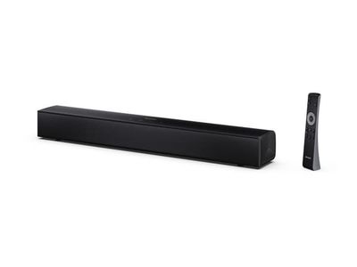 Sharp HT-SB121 - Soundbar - för tv - 2.0-kanals - trådlös - Bluetooth - 40 Watt - mattsvart (grillfärg - mattsvart)