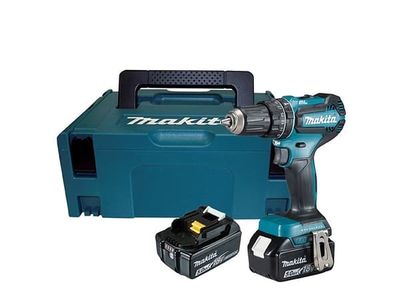 Makita DDF484RTJ - Borr/drivare - sladdlös - 2 hastigheter - nyckellös chuck 13 mm - 54 N·m - 2 batterier - 18 V