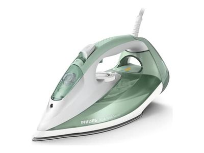 Philips Azur 7000 Series DST7012 - Dampstrykejern - såleplate: SteamGlide Plus - 2600 W - grønn/grå
