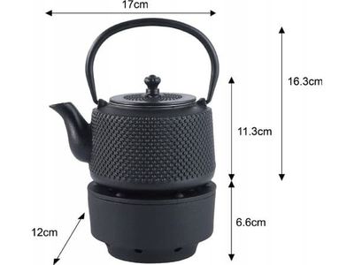 KingHoff KH-1847 Porsjonert vannkoker/zaparzacZ grønn med filter og varmeplate 0,8 L