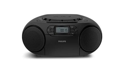 Philips TAZ2200/10, 1,35 kg, Musta, Kannettava CD-soitin