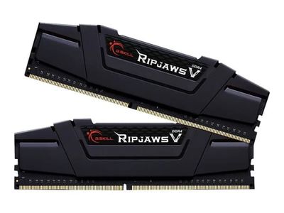 G.Skill Ripjaws V - DDR4 - sats - 32 GB: 2 x 16 GB - DIMM 288-pin - 3200 MT/s / PC4-25600 - CL16 - 1.35 V - ej buffrad - icke ECC - classic black
