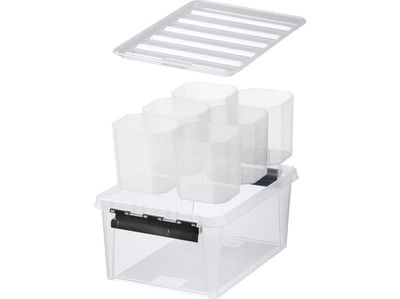 SmartStore Classic 15 oppbevaringsboks med lokk + 6 innvendige deler