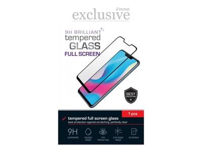 Insmat Exclusive - Skjermbeskyttelse for mobiltelefon - fullskjerm, 9H Brilliant - 2.5D - glass - rammefarge svart - for Google Pixel 11 Pro XL