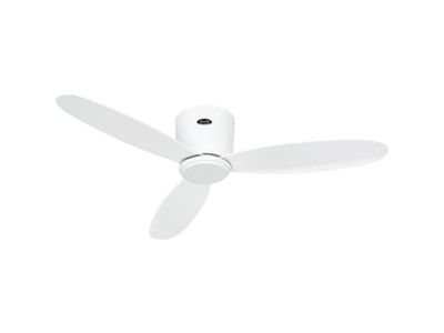CasaFan ECO PLANO II 112 WE-WE WiFi takfläkt 13 W (Ø x H) 112 cm x 160 mm vit m. fjärrkontroll, timer, vinterdrift, appstyrd