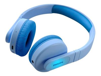 Philips Kids TAK4206BL/00 over-ear-hodetelefoner, Bluetooth, blå