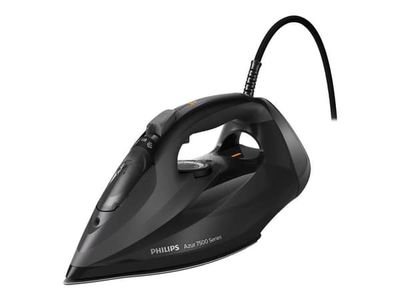 Philips Azur 7500 Series DST7511 - Ångstrykjärn med automatisk avstängning - sula SteamGlide Elite - 3200 W - svart