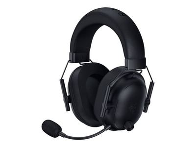Razer BlackShark V2 HyperSpeed - Headset - fullstorlek - Bluetooth/radiofrekvens 2,4 GHz - trådlös, kabelansluten - USB-C - ljudisolerande