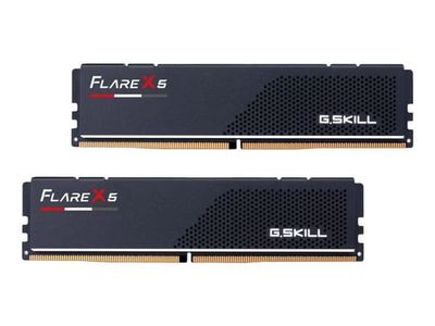 G.Skill Flare X5 - DDR5 - sats - 32 GB: 2 x 16 GB - DIMM 288-pin låg - 6000 MHz / PC5-48000 - CL30 - 1.35 V - ej buffrad - icke ECC - mattsvart
