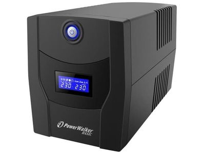PowerWalker VI 1500 STL, Linjeinteraktiv, 1,5 kVA, 900 W, Sinus, 162 V, 290 V