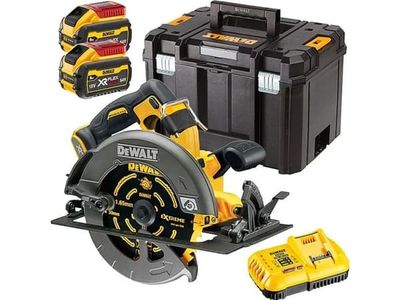 DeWalt batteridriven cirkelsåg DCS579X2-QW; 54 V; 2x9,0 Ah