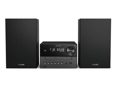 Philips 3000 series TAM3505M2/12, Hemmaljud mikrosystem, Svart, 20 W, 6 O, 66 - 20000 hz, DAB, DAB+