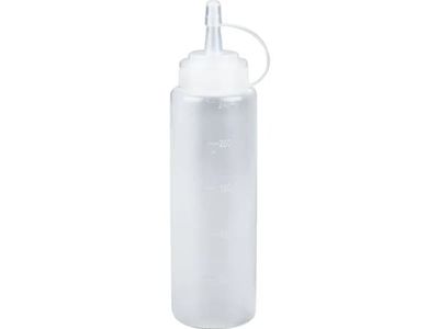 Dressingflaske, ABENA Cater-Line, 240 ml, klar, PE/PP - (6 stk.)