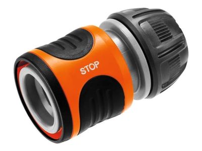 Gardena slangekobling med vannstopp 1/2"