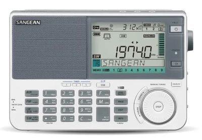 Sangean ATS-909X2, Bærbar, Digitalt, AM, FM, LW, SW, 87,5 - 108 MHz, 7,62 cm, 4 O