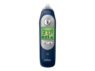 Braun ThermoScan 7+ Connect IRT6575NWE febertermometer Bluetooth, blå