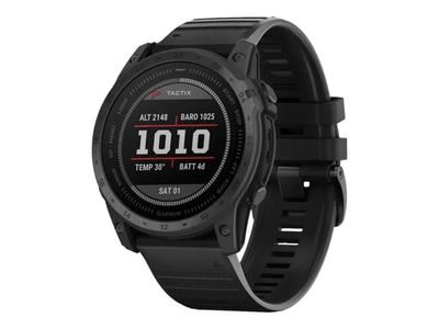 Garmin Tactix 7 - Standard Edition - 51 mm - fiberförstärkta polymerer - Ja sportklocka med band - silikon - svart - handledsstorlek: 127-210 mm - ...
