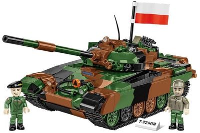 COBI 2624 Försvarsmakten T-72M1R stridsvagn (PL/UA) 724 tegelstenar
