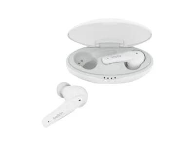 Belkin SoundForm Nano for Kids - True wireless-hörlurar med mikrofon - inuti örat - Bluetooth - vit