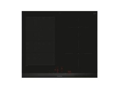 Siemens iQ700 EX675HEC1E, Sort, Innebygget, 60 cm, Sonebasert induksjon, Glass-keramikk, 4 zone(s)