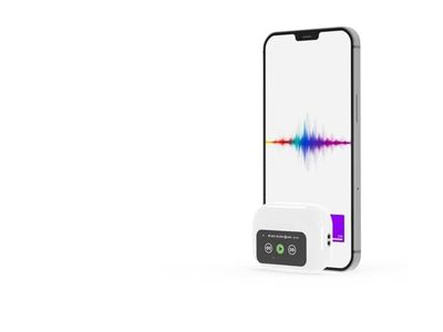 Gembird TWS-LCD-ANC-01-W - True wireless-hodetelefoner med mikrofon - i øret - Bluetooth - aktiv støydemping - hvit