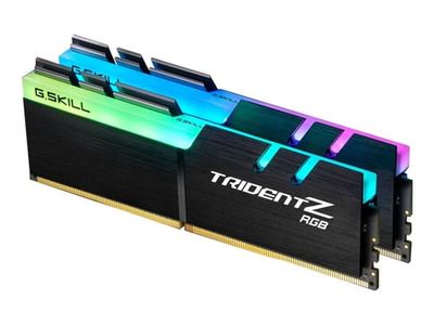 G.Skill TridentZ RGB Series - DDR4 - sats - 16 GB: 2 x 8 GB - DIMM 288-pin - 3200 MT/s / PC4-25600 - CL16 - 1.35 V - ej buffrad - icke ECC
