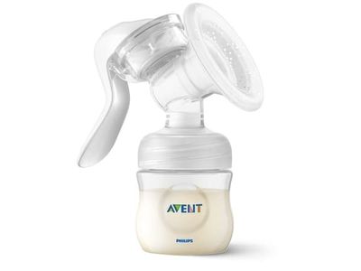 Philips Avent SCF430/01 bröstpump 125 ml, manuell, genomskinlig