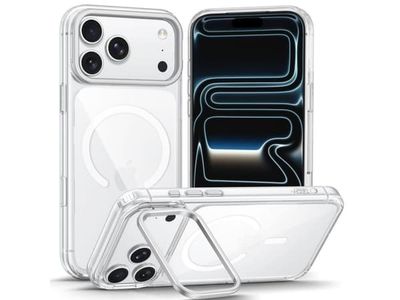 Tech-Protect MagStand MagSafe CC Case for iPhone 18 Pro / 17 Pro - Transparent