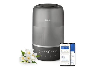 Philips Series 1000 HU1510 - Luftfuktare - bord - kolgrå