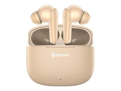 DENVER TWE-48NU - True wireless-hörlurar med mikrofon - inuti örat - Bluetooth - naturlig