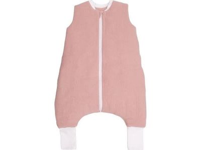 PULP BAMBOO muslindress sovepose med fyll og ben rosa TOG 2,5 (fra 6 m til 2,5 år)