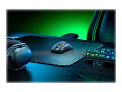 Razer DeathAdder V3 Pro - Mus - ergonomisk - høyrehendt - optisk - 5 knapper - trådløs - Bluetooth, USB - svart