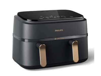 Philips Series 3000 NA352 - Varmluftsfritös - 9 liter - 2.75 kW - kolgrå/koppar