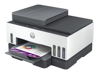HP Smart Tank 7605 All-in-One - Multifunksjonsskriver - farge - ink-jet - påfyllbar - Letter A (216 x 279 mm)/A4 (210 x 297 mm) (original) - A4/Leg...