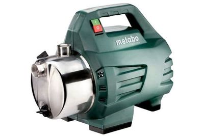 Metabo P 4500 Inox, 1300 W, AC, 4,8 Bar, 4500 l/h, IPX4, Grön, Rostfritt stål