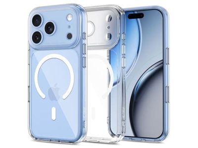 Tech-Protect MagPeak MagSafe CC Case for iPhone 18 Pro Max / 17 Pro Max - Clear