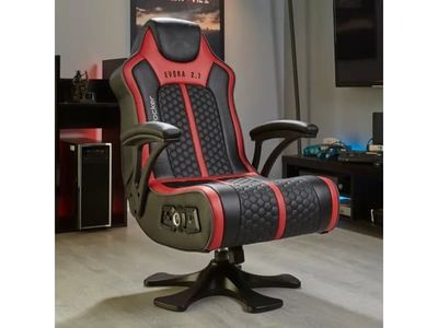 XROCKER gamingstol röd 2 högtalare/vibration/Bluetooth