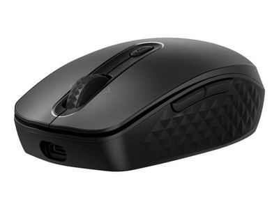 HP 690 - Mus - Qi-laddning - 7 knappar - trådlös - Bluetooth - svart