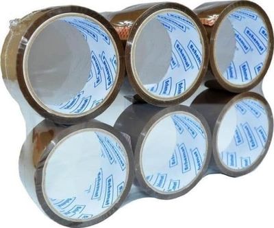 Tape 48 mm x 45,5 m brun 6 stk