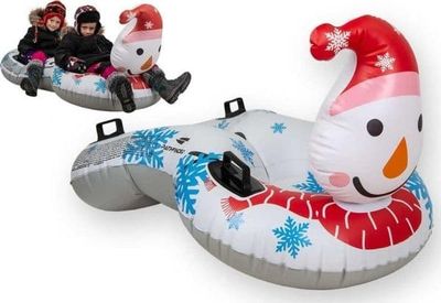 Glidende akebrett oppblåst JiLong 2-personers bamse, 138x74x80 cm 35081