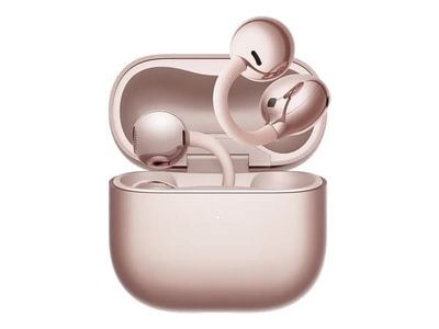 Huawei FreeClip 2 - True wireless-hörlurar med mikrofon - öppet öra - med öronklämma - Bluetooth - guldrosa