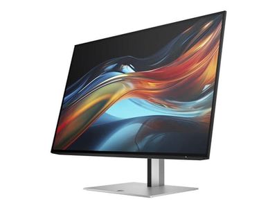 HP Serie 7 Pro 24-tommers WUXGA USB-C-skjerm – 724pu, 61 cm (24"), 1920 x 1200 piksler, WUXGA, LCD, 5 ms, Svart, Sølv