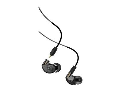 MEE audio M6 PRO, Hodetelefoner, In-ear, Audiofil, Sort, Grå, Digitalt, 1,3 m